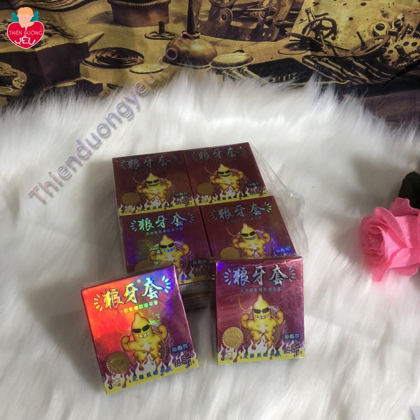 Hộp Bao Cao Su Nóng 3 Cái Đôn Gân Gai Nhiệt Độ chính Hãng Giá rẻ